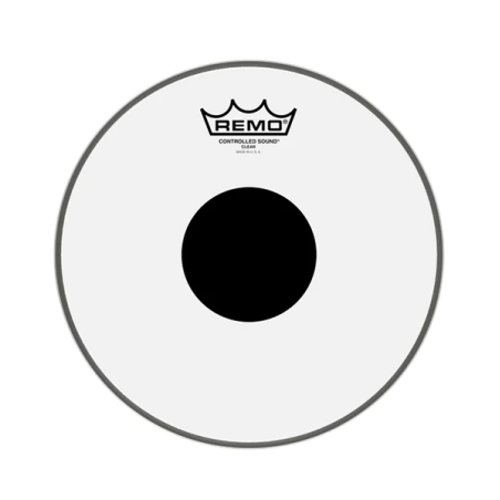 CS-0312-10 PARCHE TRANSPARENTE CS12" CENTRO NEGRO REMO