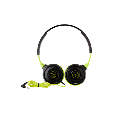 ATHS100BGR Audífonos OVER-EAR verdes marca AUDIO TECHNICA