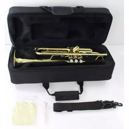 SLTP007 TROMPETA DOBLE LLAVE SIb LAQUEADA SILVERTONE