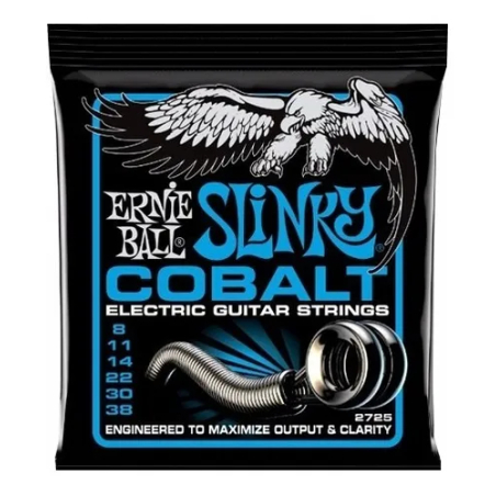 2725 ENCORDADURA P/GUITARRA ELÉCTRICA EXTRA SLINKY COBALT ERNIE BALL