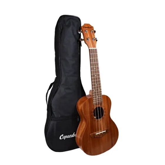 CPUK048 UKULELE CONCIERTO MADERA CAOBA C/FUNDA COPACABANA