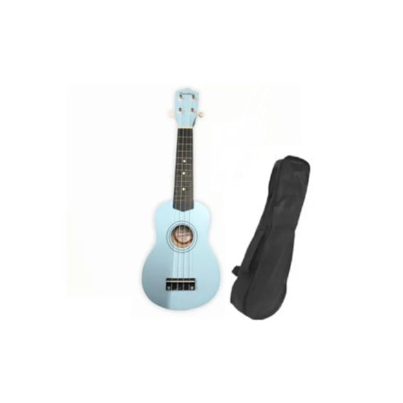 CPUK041 UKULELE SOPRANO AZUL CLARO C/FUNDA COPACABANA