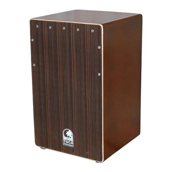 TCAJWH-DW CAJON FLAMENCO NOGAL OSCURO TOCA