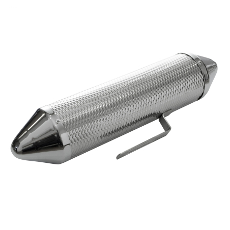 CPGR003 GUIRO TORPEDO LARGO RELLENO CON SHAKERS C/RASPADOR COPACABANA