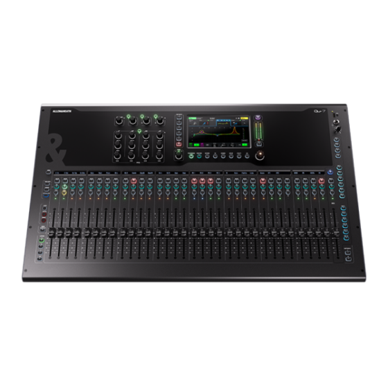 QU7 MEZCLADORA DIGITAL 32 PREAMPS ALLEN&HEAT