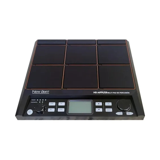 NBMP9USB MODULO MULTI PAD BATERIA 9 PADS NEW BEAT