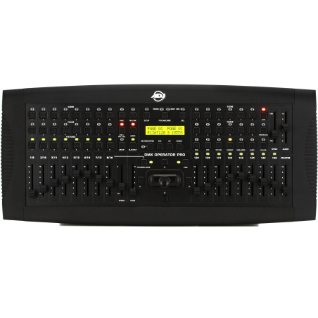 DMXOPERATOR PRO CONTROLADOR DMX HYBRID 136CH 16FADERS ADJ