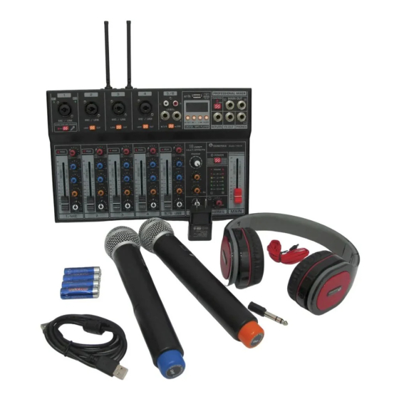 STUDIO7KITW MEZCLADORA 7CH 2MICS 1 AUDIF INTERFAZ BT SOUNDTRACK