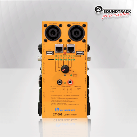 CT008 PROBADOR DE CABLES UTILIZADAS EN EQUIPO DE AUDIO SOUNDTRACK