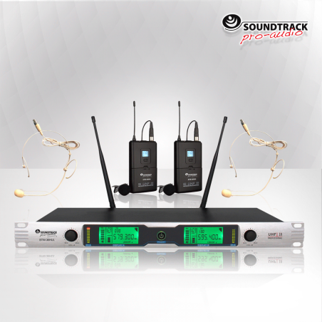 STW36HUL SIST INAL MIC DIADEMA LAVALIER (2) RECEPTOR 2CH FREC FIJAS 2 TRANS BODYPACK SOUDNTRACK