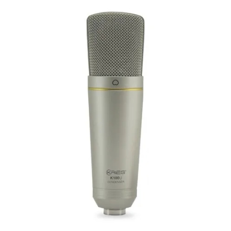 K100U MICROFONO CONDENSADOR ESTUDIO USB C/ESTUCHE KRIEG