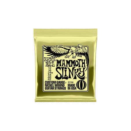 2214 ENCORDADURA MAMMOTH SLINKY P/GUITARRA ELECTRICA NIQUEL 0012-062 ERNIE BALL