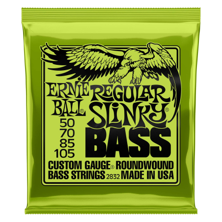 2832 ENCORDADURA REGULAR SLINKY P/BAJO ELECTRICO NIQUEL ERNIE BALL