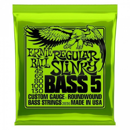 2836 ENCORDADURA SLINKY P/BAJO ELECTRICO 5 CUERDAS ERNIE BALL