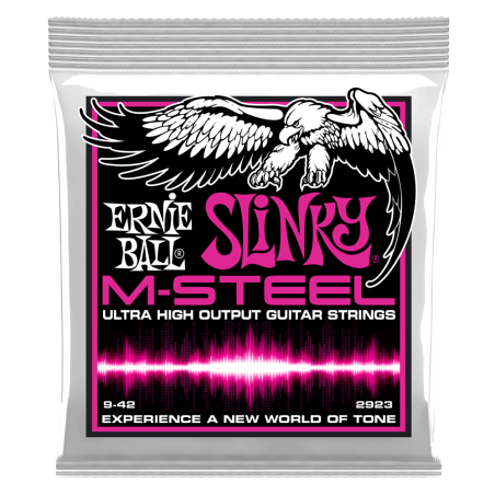 2923 ENCORDADURA SUPER SLINKY P/GUITARRA ELEC ACERO MARAGING 0.009-0.042 ERNIE BALL