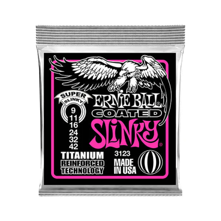 3123 ENCORDADURA SUPER SLINKY P/GUITARRA ELEC COATED ERNIE BALL