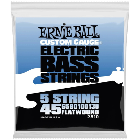 2810 ENCORDADURA FLATWOUND P/BAJO ELEC 0.045-0.130 ERNIE BALL