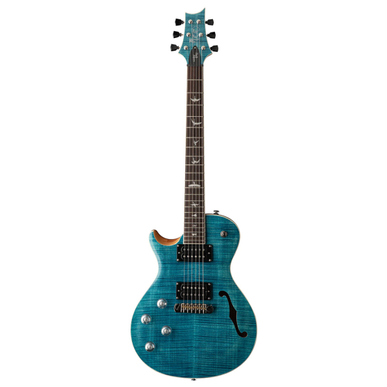 114262MC GUITARRA ELÉCTRICA ZURDA SE ZACH MYERS 594 MYERS BLUE MAPLE TOP MAHOGANY BACK PRS