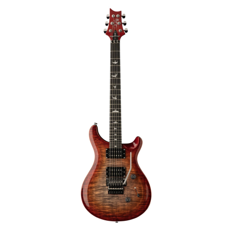 109630CG GUITARRA ELÉCTRICA SE CUSTOM 24 FLOYD CHARCOAL CHERRY BURST PRS