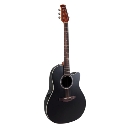 AB24125S GUITARRA ELECTROACÚSTICA APPLAUSE TRADITIONAL CENTER HOLE BLK OVATION