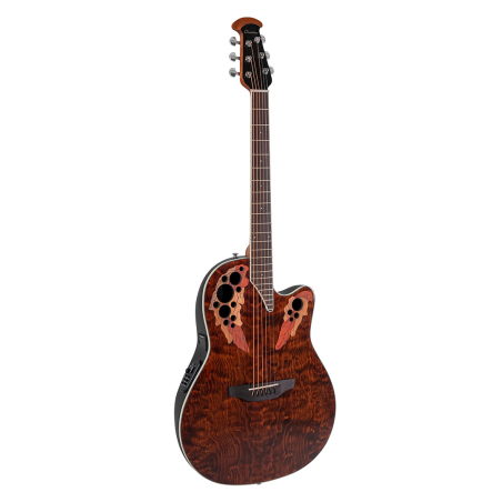 CE48PTGEG GUITARRA ELECTROACÚSTICA CUTAWAY CELEBRITY ELITE PLUS MID FIGURED KOA OVATION