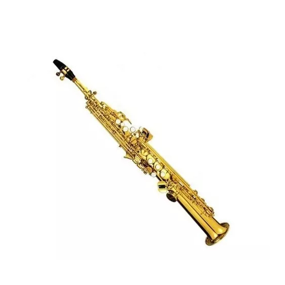 CNSX004 Saxofon Soprano Recto Bb Dorado SILVERTONE