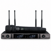 KRIEG KD632 Sistema de Micrófonos Inalámbricos UHF Doble de Mano 660–690 MHz