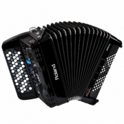 Acordeón Digital de Botones Roland FR-1XB BK V-Accordion Negro con 62 Botones y 72 Bajos