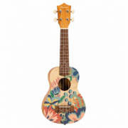 Ukelele Soprano Bamboo U-21-CARAMELLE de Linden con Funda