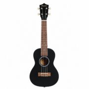 BAMBOO U-23-BK — Ukelele Concierto Estudio Negro con Funda